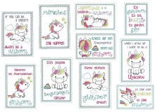 ITH Postkarten - Glitzerpupser Set Maxi